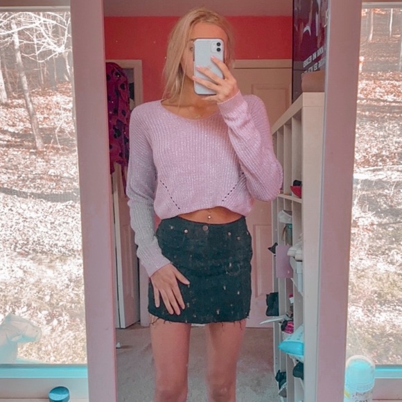Urban Outfitters Sweaters - Pink shimmer sweater